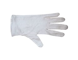 Handschuhe Jersey-Baumwolle weiss